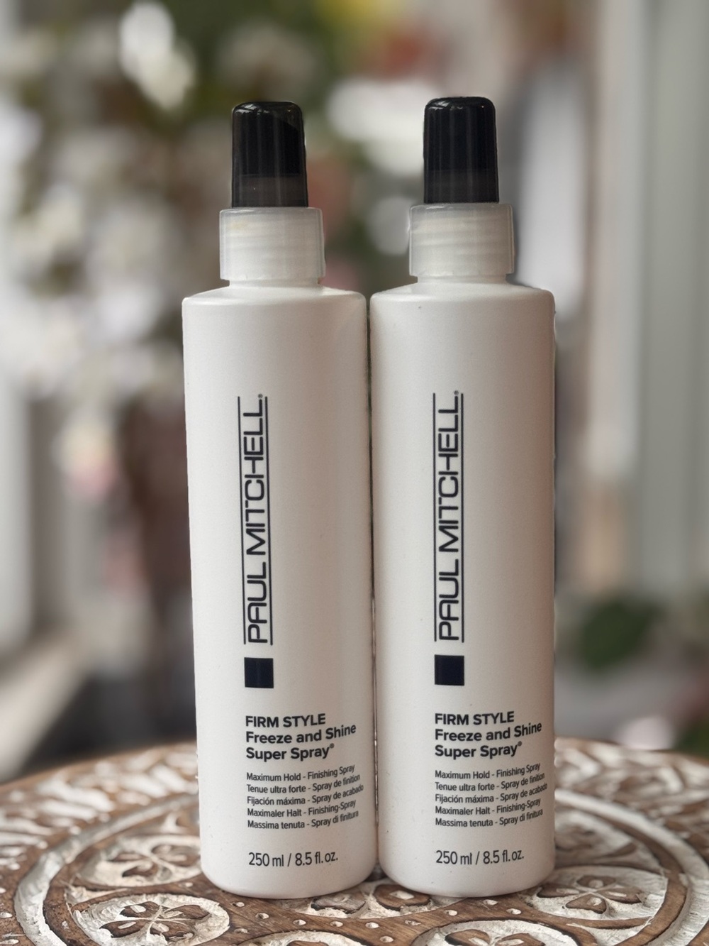 Paul Mitchell Freeze and Shine Super Spray 8.5 oz Set of 2